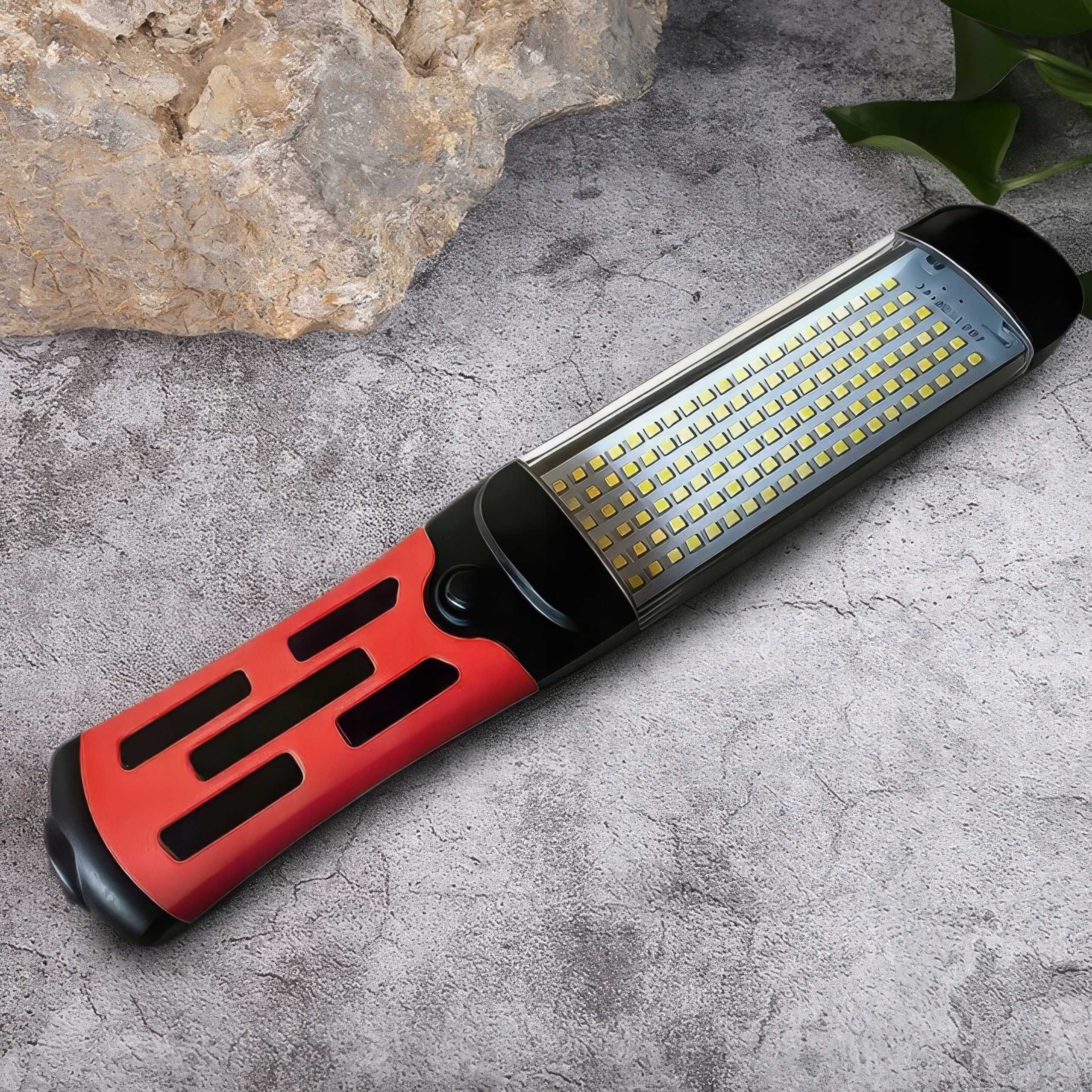 LATARKA WARSZTATOWA Lampa Lampka Kanałowa 120 LED NA Kablu 10M ZHakiem