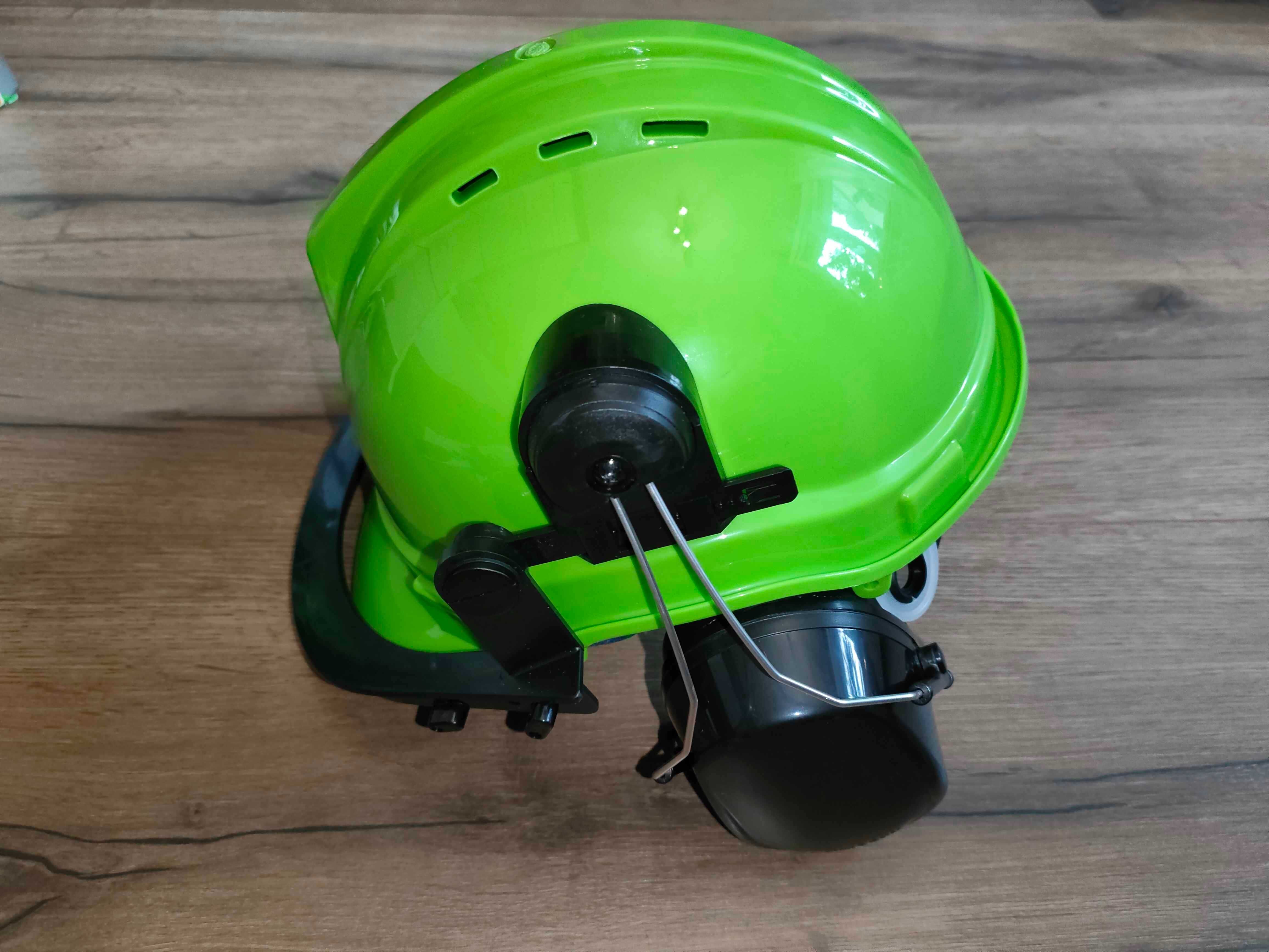Kask ochronny leśny dla drwala, pilarza 3 w 1