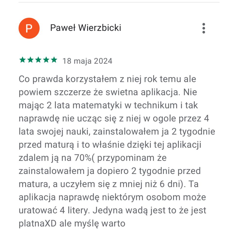 Korepetycje z matematyki