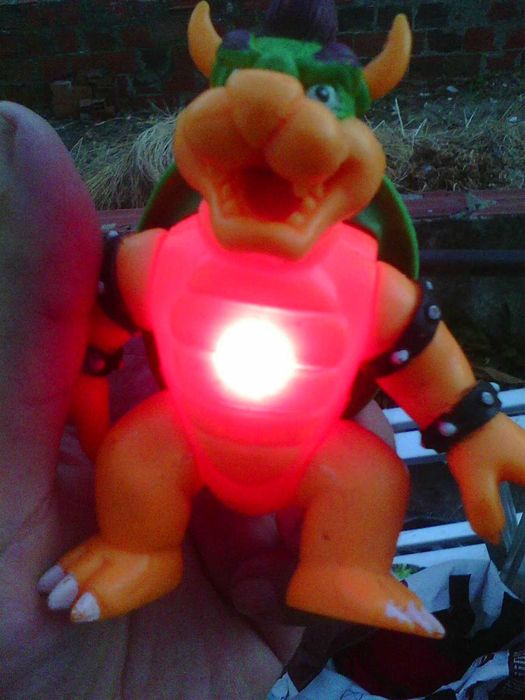 bowser nintendo boneco com luz-portes gratis