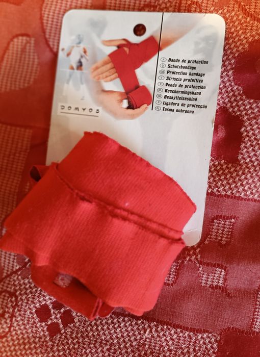 Pack de luvas de box com embalagem, banda de protecção e protectores