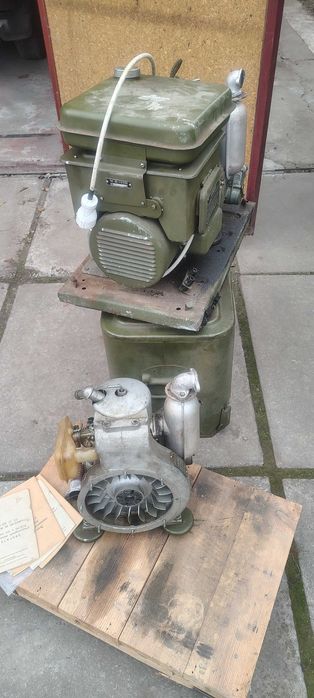 Генератор ГАБ-1 220В 1-2квт (рабочий) + запасной двигатель