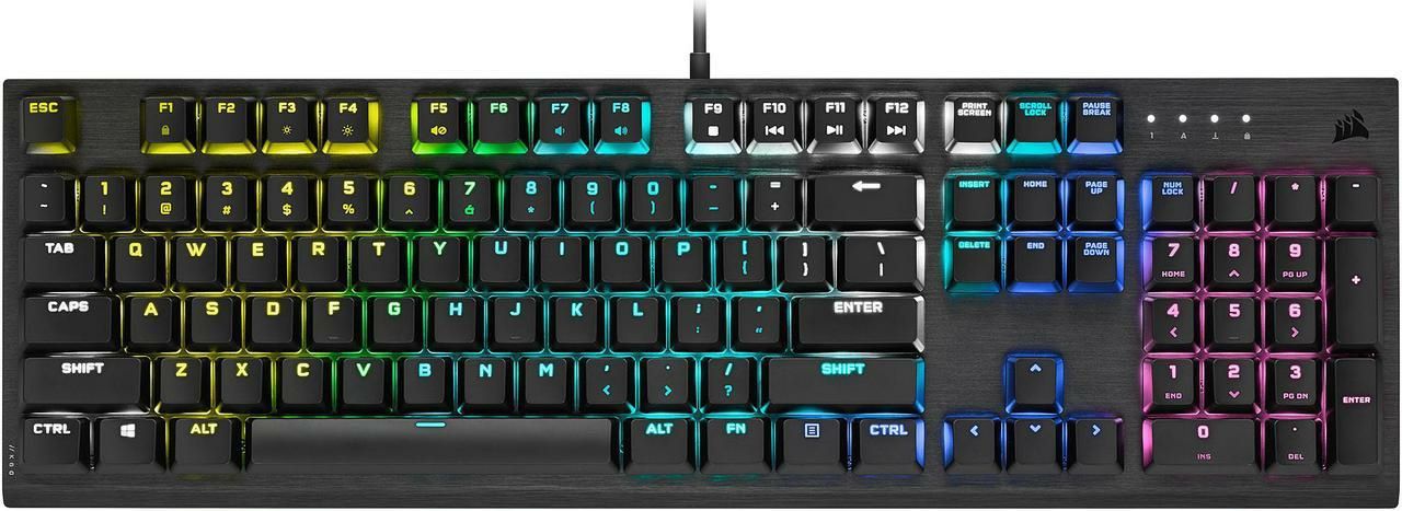 CORSAIR K60 RGB PRO LOW PROFILE механическая игровая клавиатура, Backl