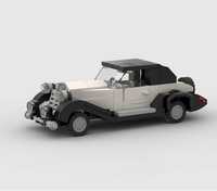 Auto autko samochód model z klocków na wzór LEGO Mercedes Classic