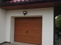 Brama garażowa segmentowa złoty dąb 242x216 stan bardzo dobry