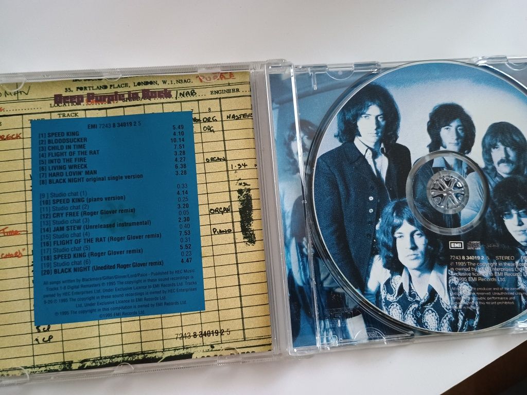 Deep Purple in Rock - płyta CD