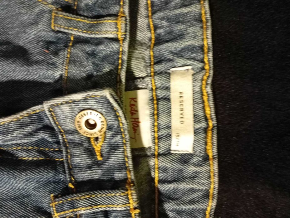 dżinsy keith haring dziewczynka 152 cm