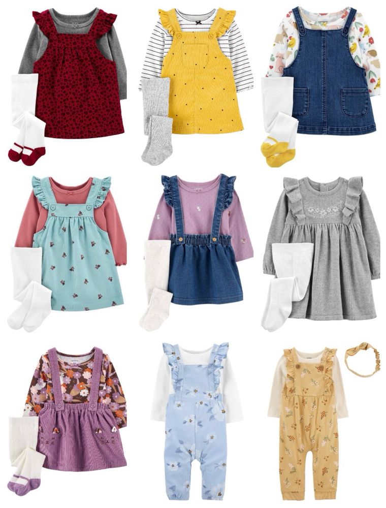 Комплект-трійка carter’s картерс кофта сарафан колготи  9м 12м 18м 24м