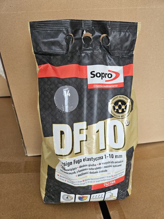 Sopro DF10 fuga elastyczna nr. 14 betonowo szary 4kg