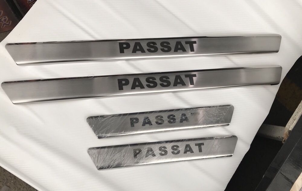 Накладки на пороги Passat B5,B6,B7,B8,CC СУПЕР Акция
