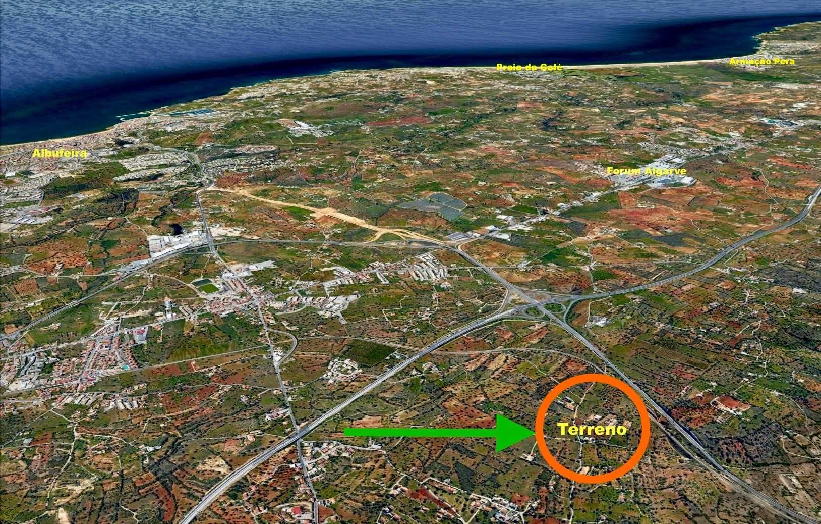 TERRENO RÚSTICO ALBUFEIRA  - Algarve - Lote com 1.290m2