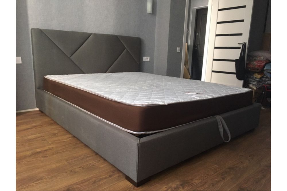 Акция !Кровать лофт сити с МАТРАСОМ подъемным механизмом.ниша бельевая