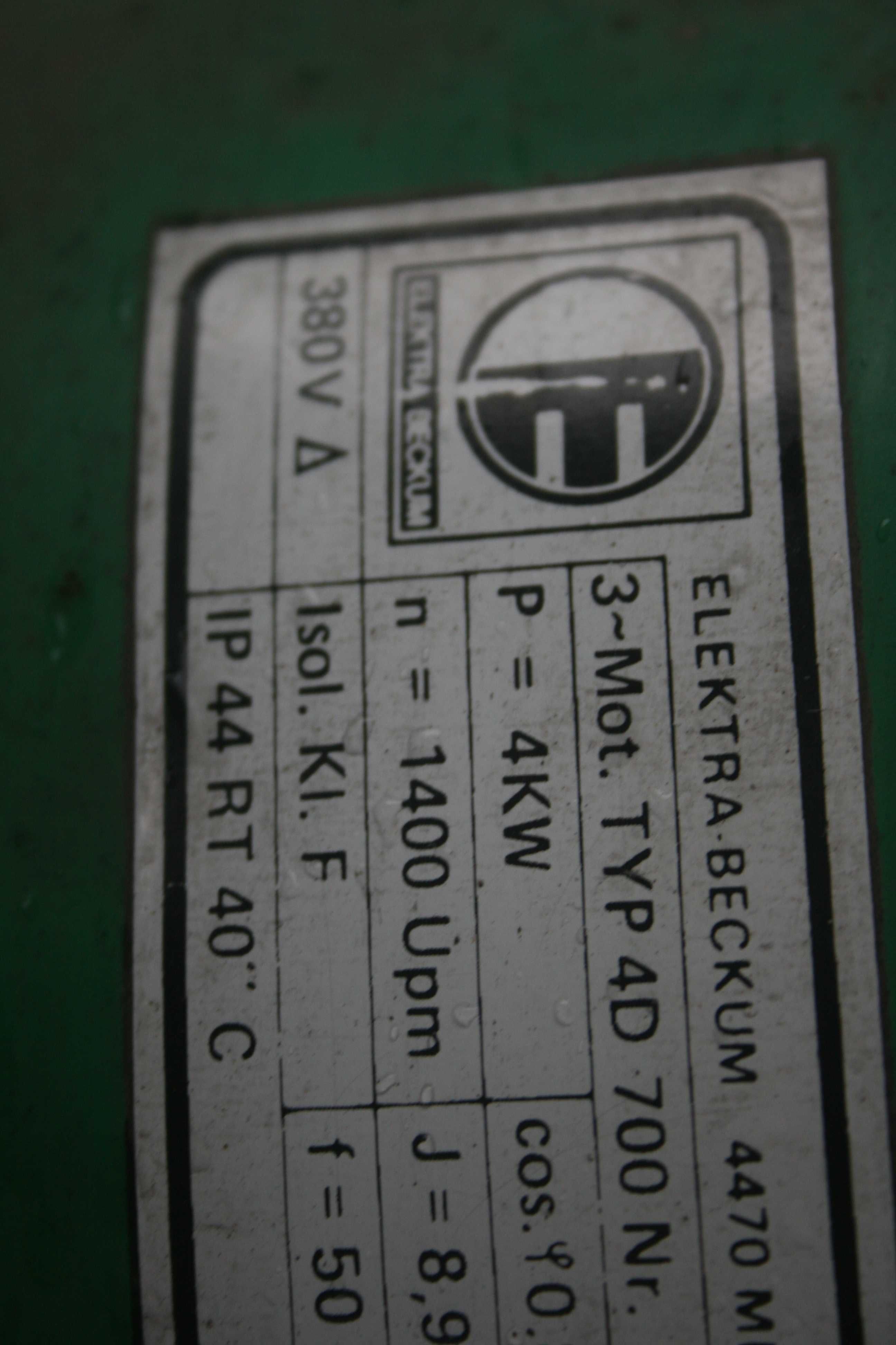 krajzega -luparka ELEKTRA BECKUM BW 4000/700