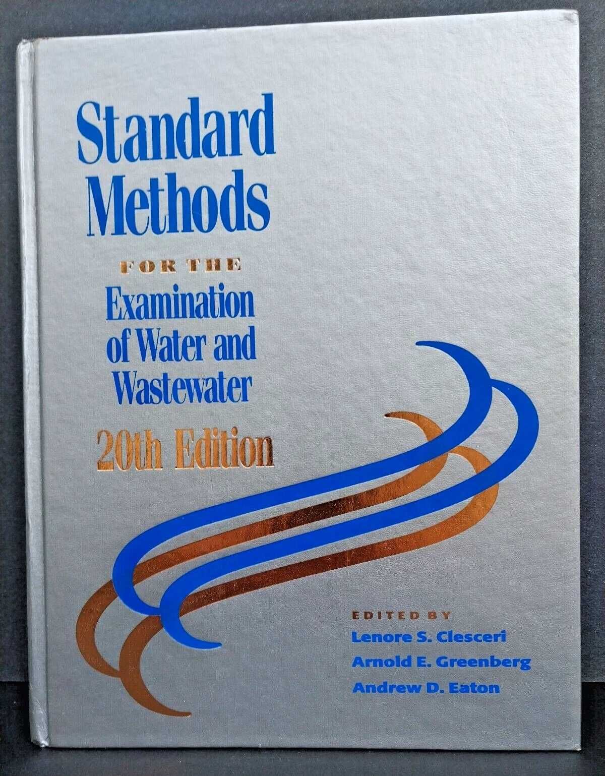 Standard methods Examination of Water and Wastewater - 20th ed