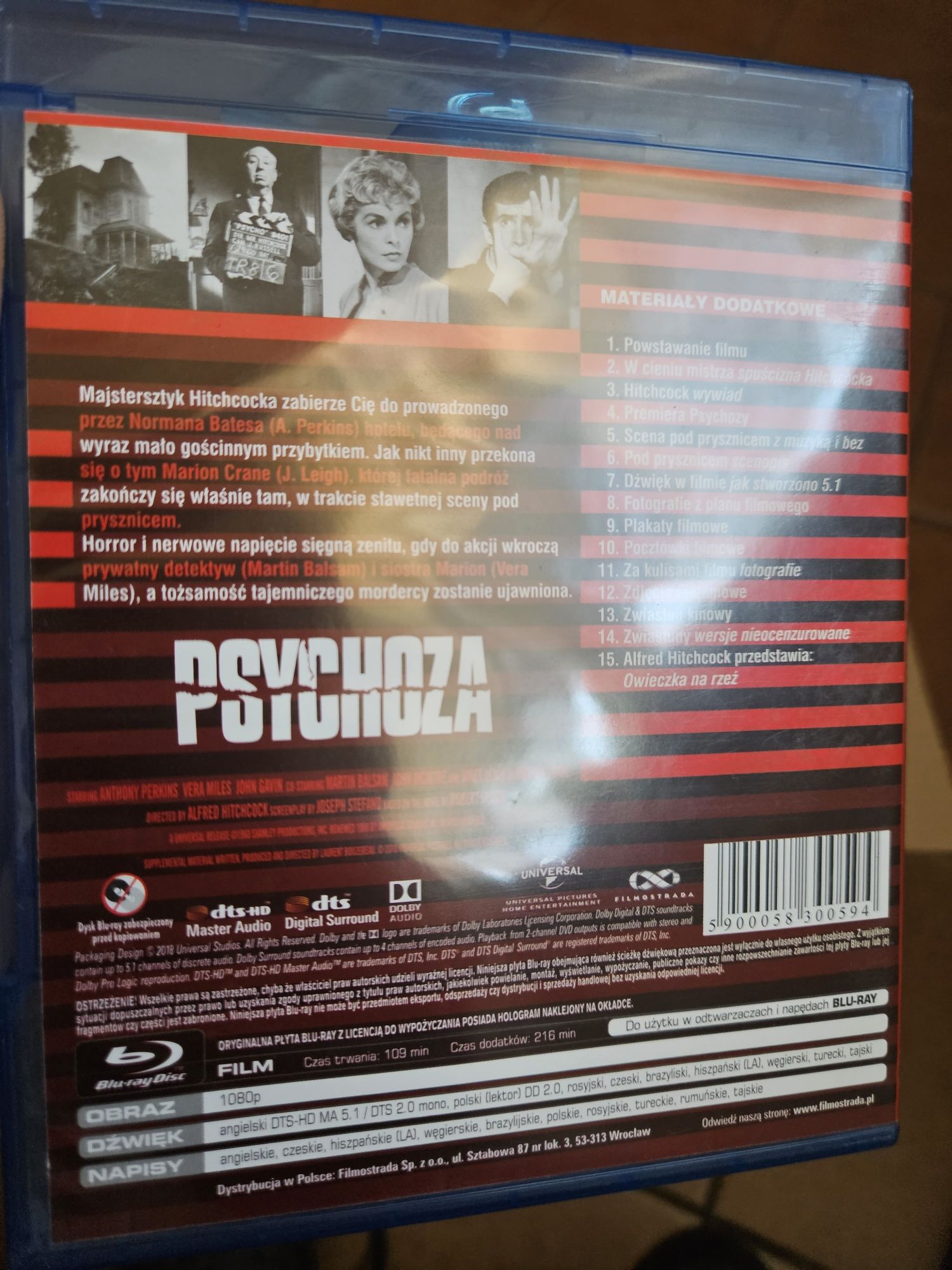 Psychoza - Blu-Ray stan idealny