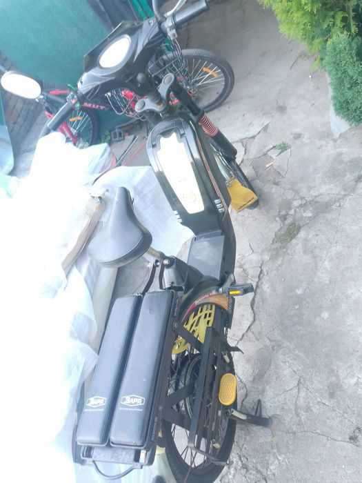 Электро велосипедед заря силач