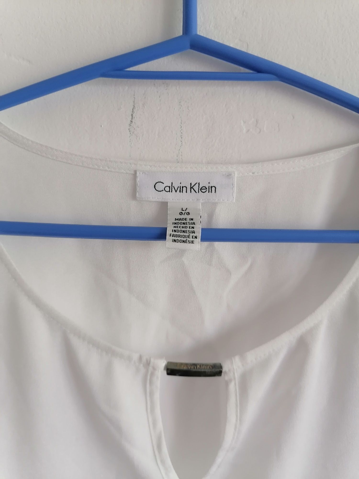 Bluzka elegancka calvin klein