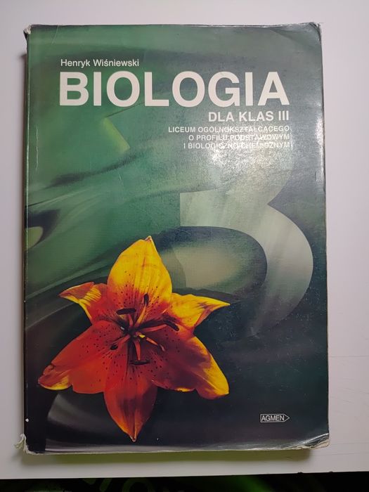 BIOLOGIA dla klas III Henryk Wiśniewski AGMEN