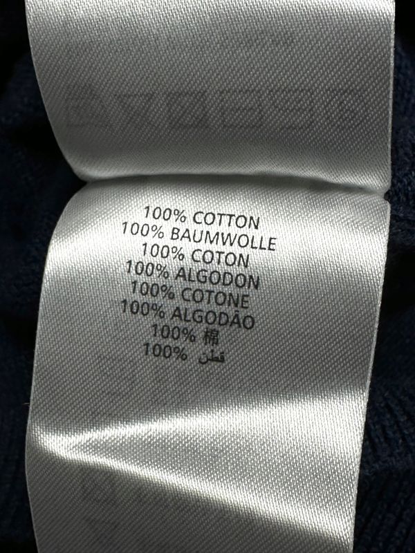 Gant Sweterek Męski w Serek Premium Cotton Logowany na Piersi r. M