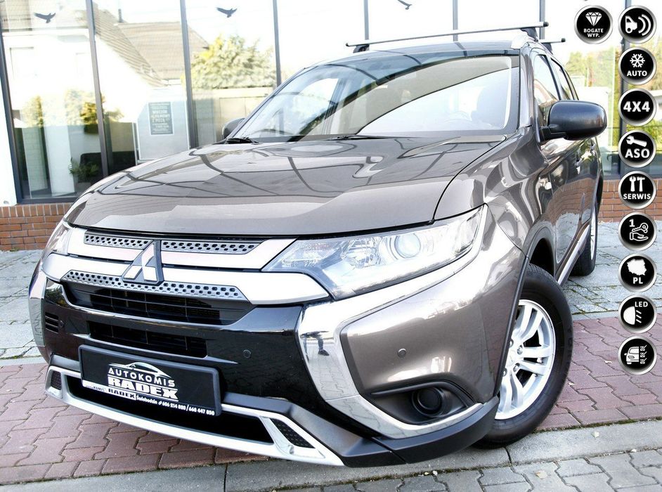 Mitsubishi Outlander 2.0 150KM|4x4|Salon Polska|1 Ręka| Bezwyp| Klimatronic|Parktronic|GWR