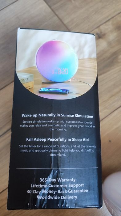 Нічник світильник Dekala з годинником та будильником