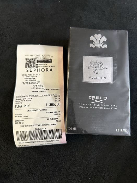 Perfumy Creed Aventus 100ml nowe