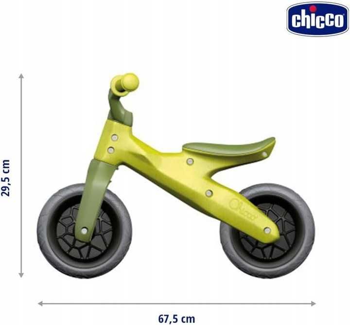 Rowerek biegowy Chicco Eco zielony do 25 kg od 18 miesięcy do 3 lat