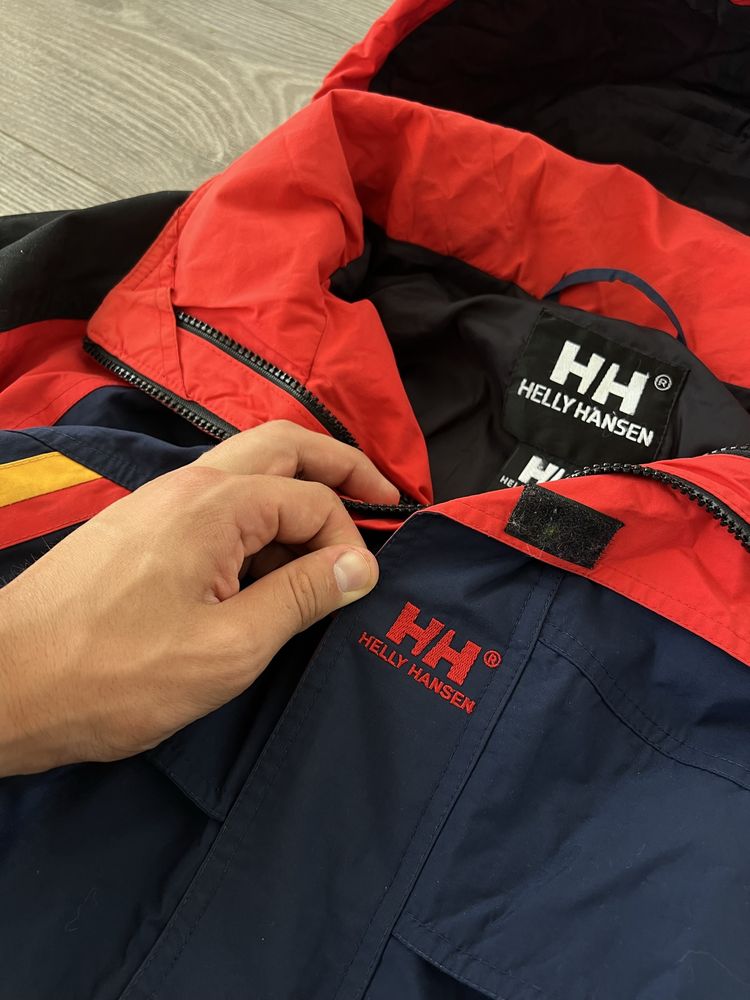 Kurtka z Kapturem Helly Hansen Gorpcore Outdoor Bardzo Rzadkie 90s