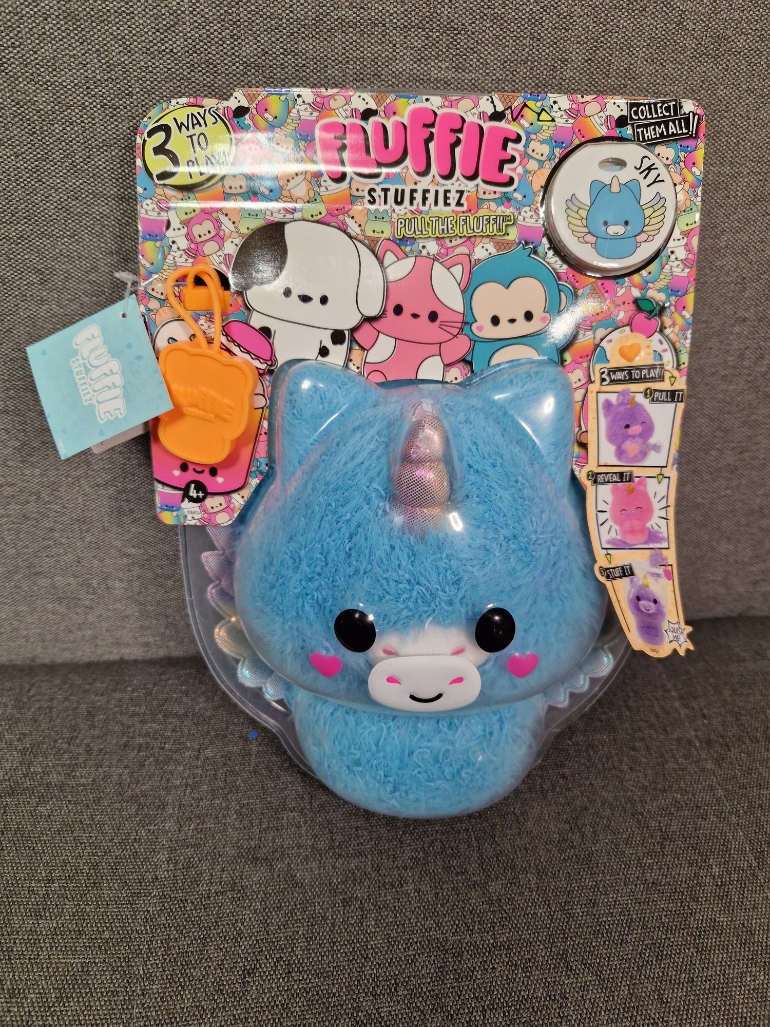 Іграшка антистрес fluffie stuffiez флафі флуфі мавпочка єдиноріг