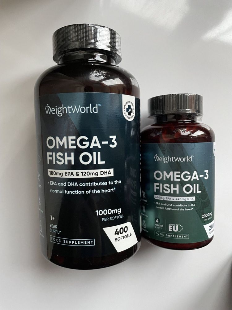 Велика Omega 3, Омега, рибячий жир 400 або 240 штук Великобританія