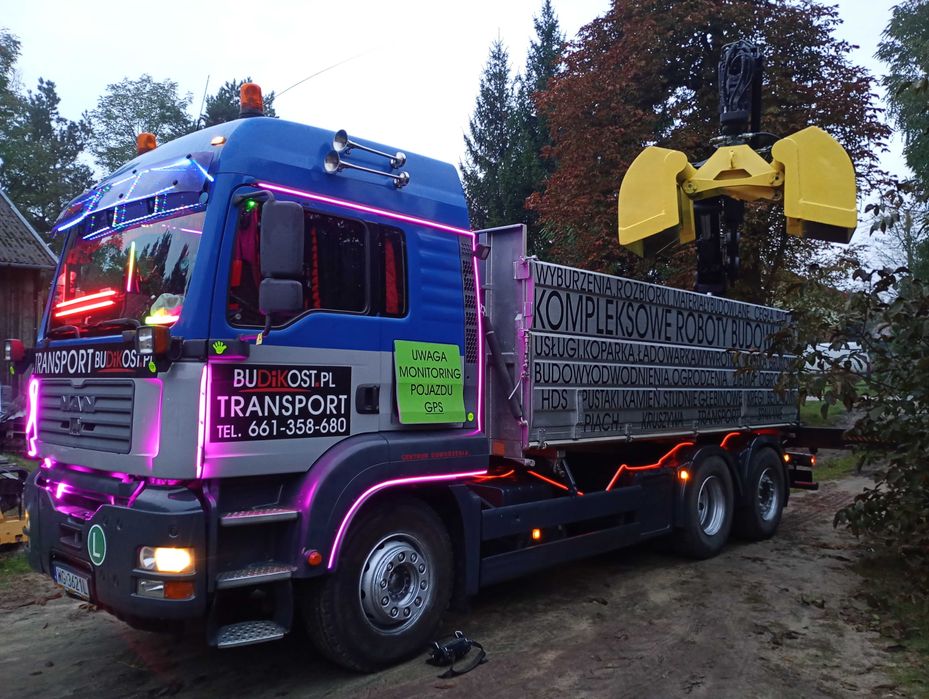 Usługa HDS ,koparka, wywrotka,dźwig,piach,ziemia ogrodowa ,kruszywa.