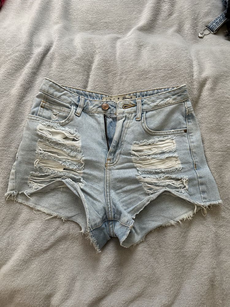 Короткі джинсові шорти h&m, zara