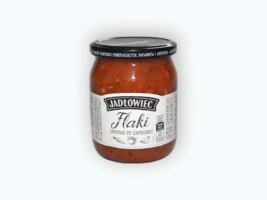 Фляки з яловичини по-замойськи Flaki Wolowe w Rosole Jadlowiec 500 г