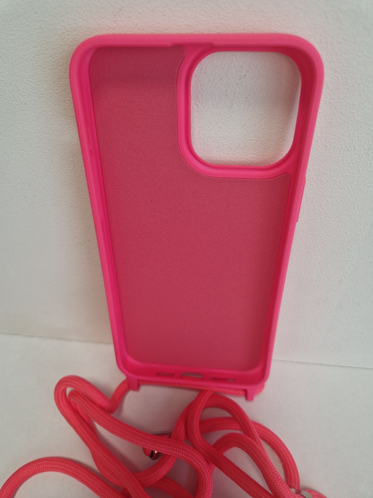 Strap Silicone Case do Iphone 13 Pro Max wzór 1 różowy