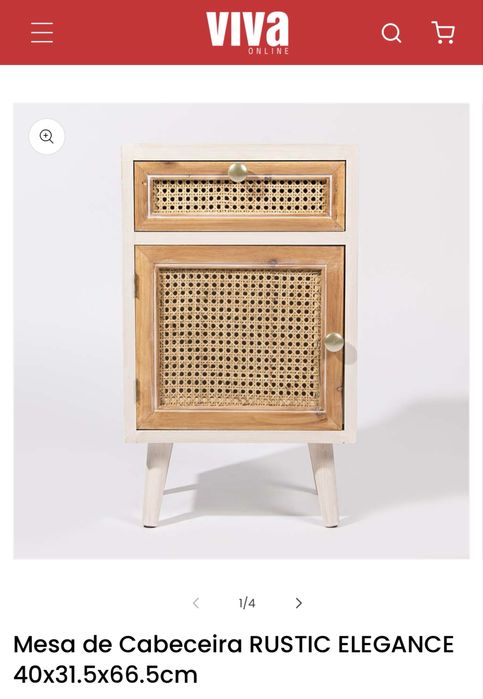 Mesas de cabeceira novas Rattan