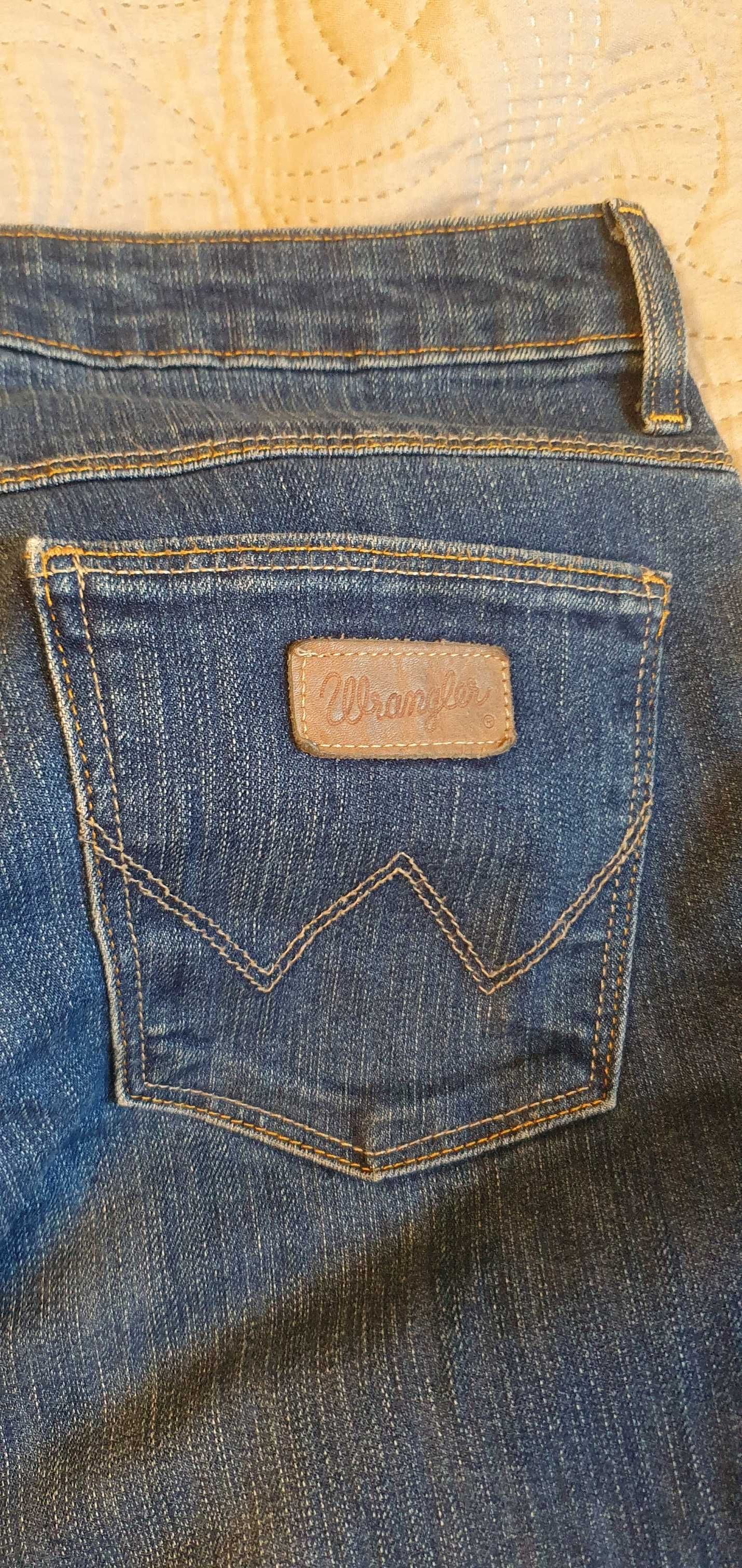 Wrangler spodnie jeansowe damskie 30x34