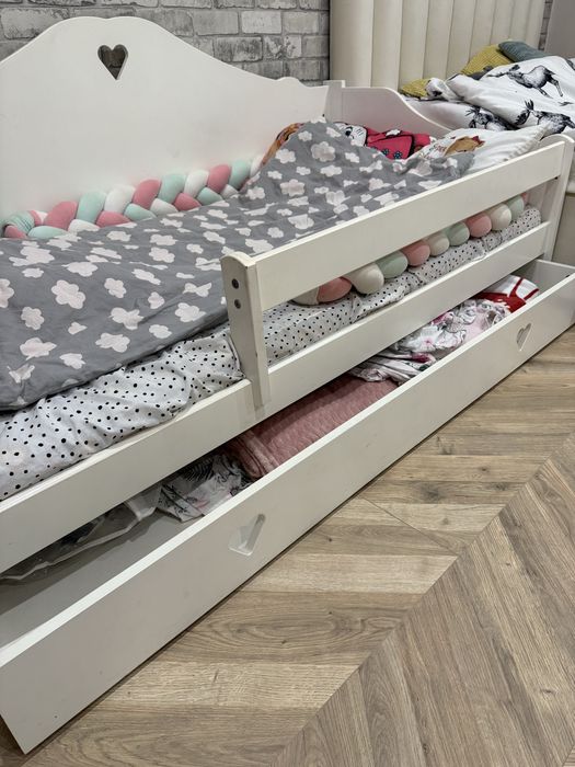 Lozko dzieciece drewniane