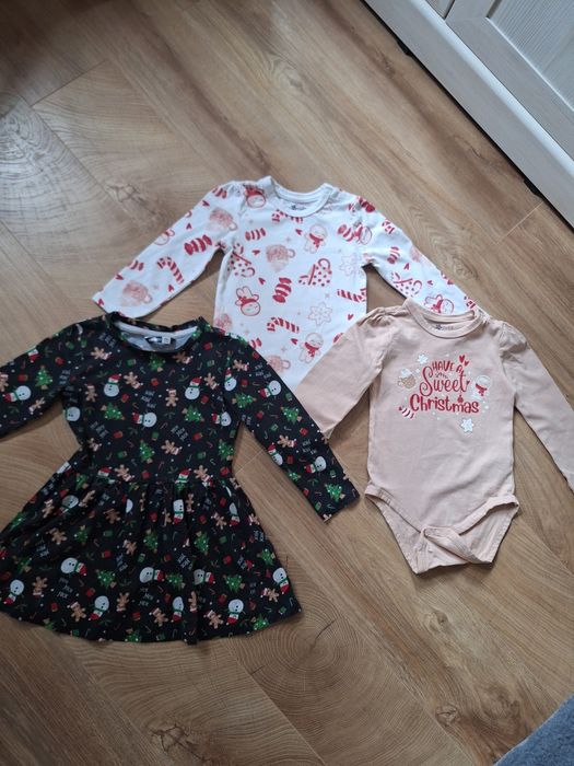 Body świąteczne+ sukienka świąteczna 92
