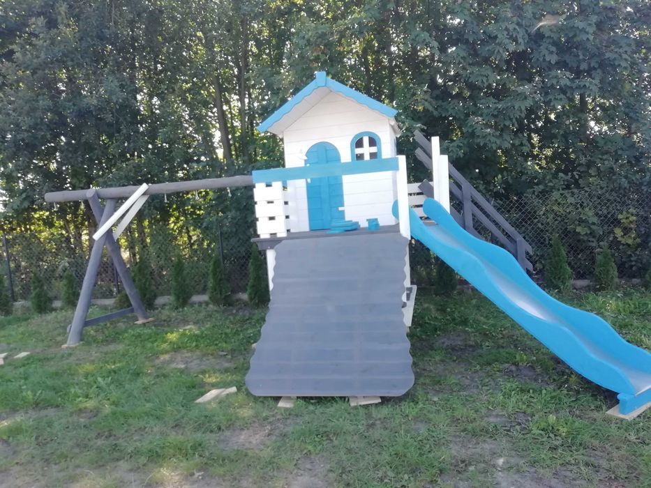 Plac zabaw domek piaskownica ścianka huśtawka dostawa cała PL