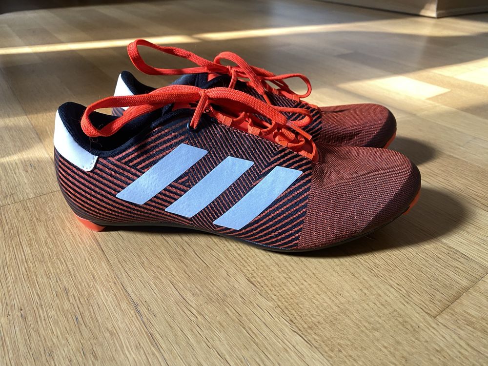 Adidas The Road Buty Rowerowe Wpinane Rozmiar 40 UK6.5 Czerwone