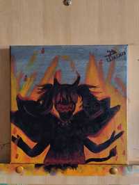 Quadro intitulado "The Devil"