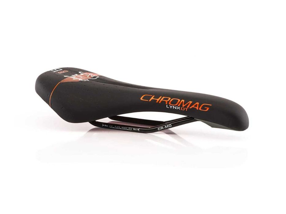 Czarno-Pomarańczowe Siodełko CHROMAG DT - Najwyższa Jakość !