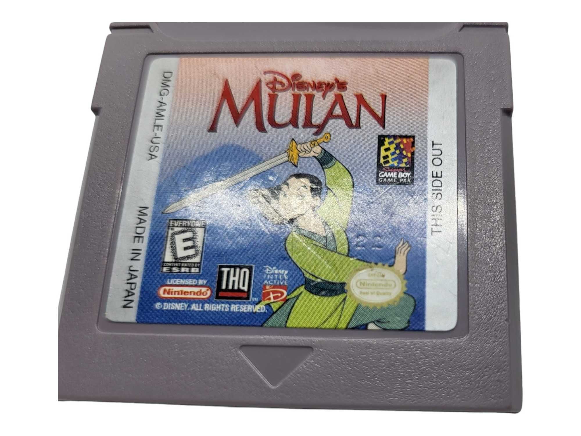 Mulan Game Boy Gameboy Classic