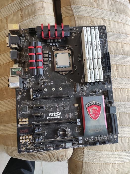 Kit MSI Z97A Gaming 6 + i5-4670K + 16GB RAM Quad-Channel + Espelho