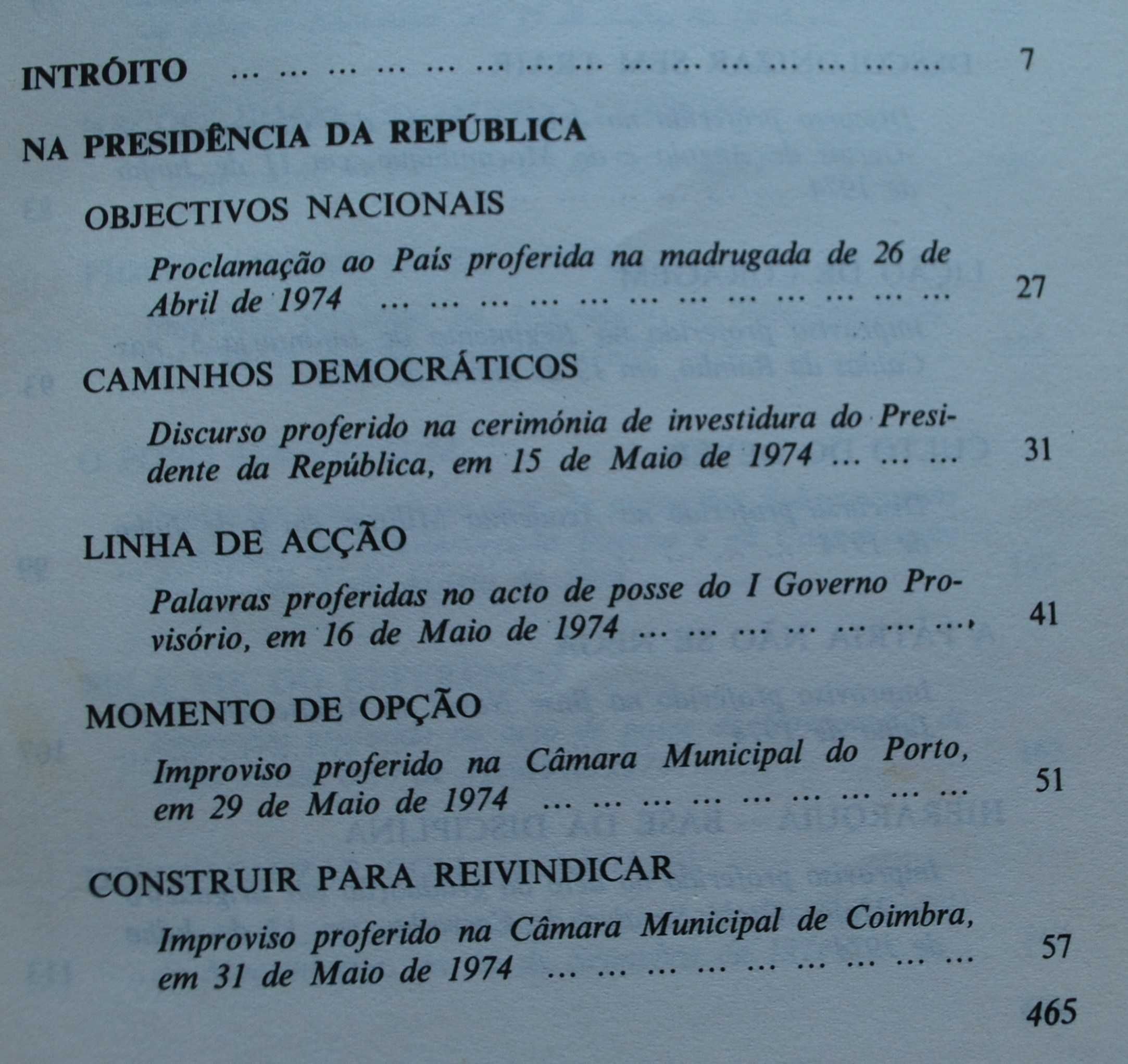 Ao Serviço de Portugal de António de Spínola 1º Edição 1976