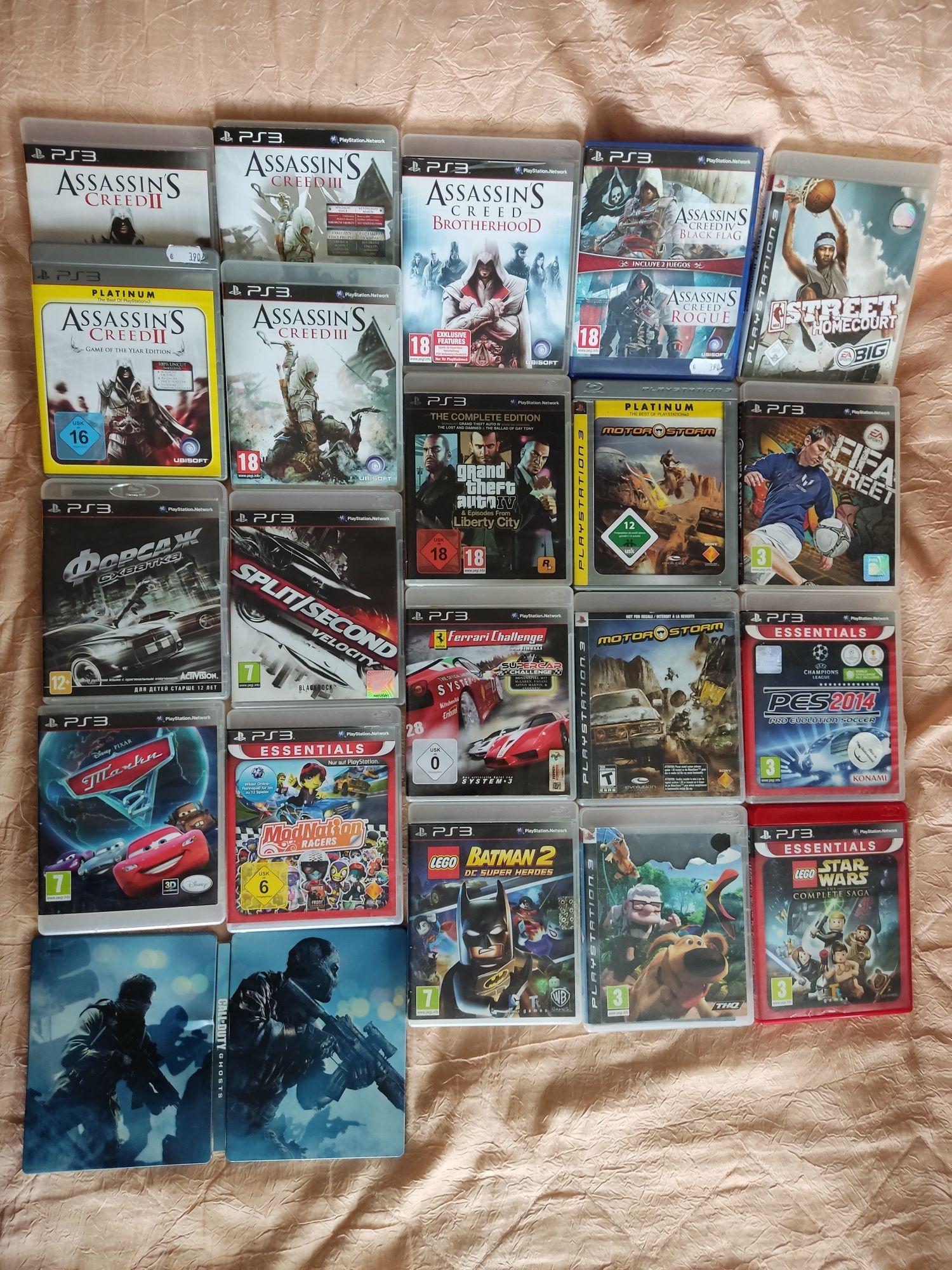 Колекція PS3 дисків до playstation-3