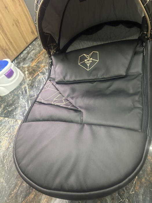 Wózek junama diamond heart black wersja V2