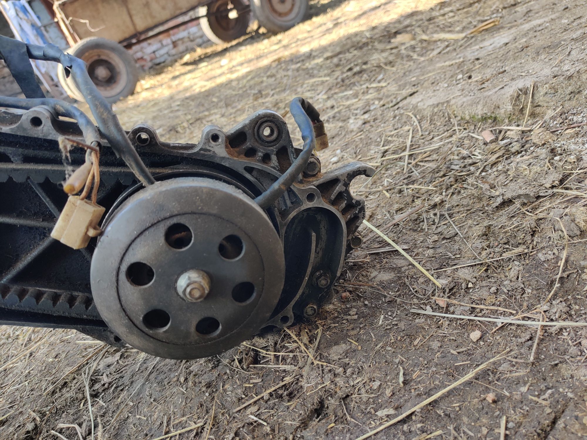 Робочий Двигун 4T GY6 80cc 139QMA, довгий під 13 дюймове колесо
