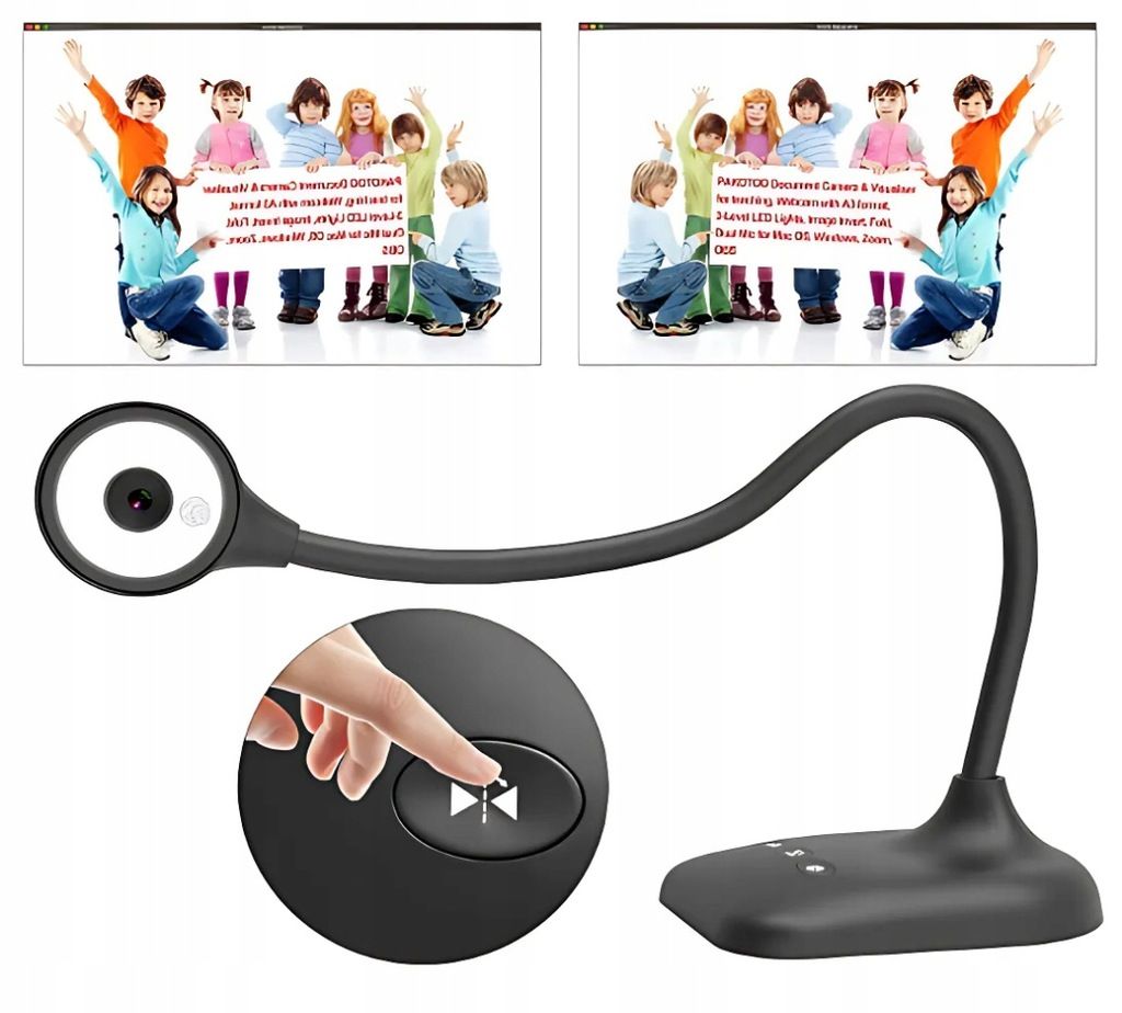 Skaner USB 5MP z LED Do Dokumentów Do A3 Internetowy Składany