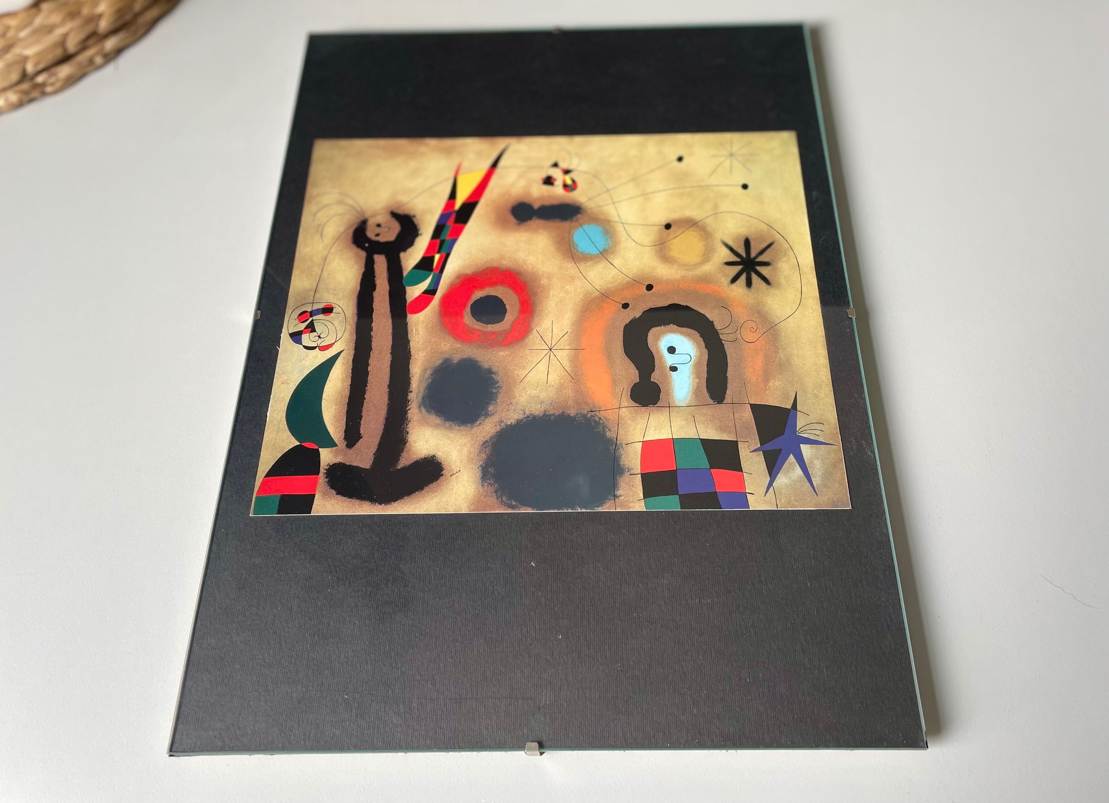 Joan Miró „Libellule aux ailerons rouges à la poursuite d'un serpent…”